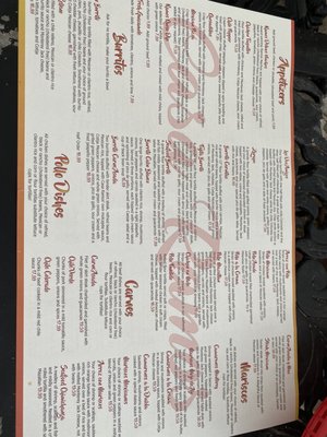 Menu photo 2 Casa Ramos Red Bluff, CA
