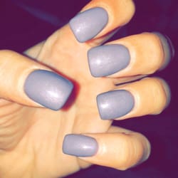 Polished Nail Spa - Acrylic set w/ gel polish done by makayla.