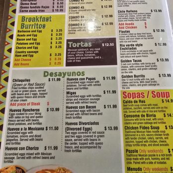 La Fondita Denton - Inside of the menu - Mexican Near Me - Corinth, Texas La Fondita Denton - Inside of the menu - Mexican Near Me - Corinth, Texas