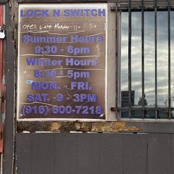Lock N Switch - Been here since 9 during winter hours and they are still closed