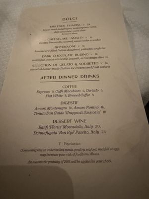 Menu photo 1 Luma Key Biscayne, FL