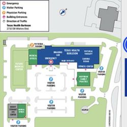 Texas Health Neighborhood Care & Wellness Burleson - Location Map