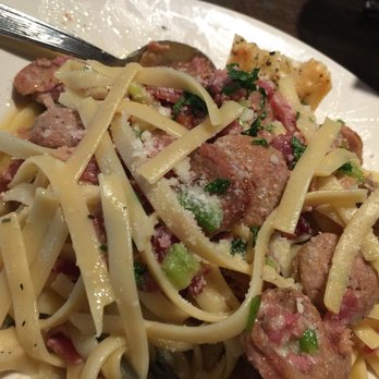 Joey Garlic's - Pasta carbonara (lunch size) four meals for me. - Italian Near Me - Manchester, Connecticut Joey Garlic's - Pasta carbonara (lunch size) four meals for me. - Italian Near Me - Manchester, Connecticut