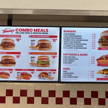 Original Tommy's - Menu as of September 2025 - Burgers Near Me - La Habra, California Original Tommy's - Menu as of September 2025 - Burgers Near Me - La Habra, California