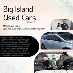 Big Island Used Cars - Highly satisfied I see why they are highly rated on google