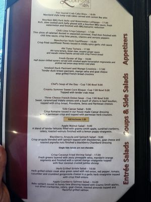 Menu photo 3 Loukinens' on 4th Springfield, IL