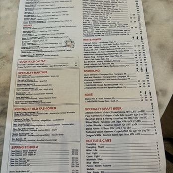J Theodore - Extensive drink list. Beer, wine, cocktails, there is something for everyone. - New American Near Me - Frisco, Texas