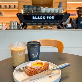 Black Fox Coffee - Lemon curd danish, honey blossom latte, drip coffee - Coffee & Tea Near Me - Austin, Texas Black Fox Coffee - Lemon curd danish, honey blossom latte, drip coffee - Coffee & Tea Near Me - Austin, Texas