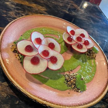XO Restaurant - Beet lotus with chimichurri - Asian Fusion Near Me - Honolulu, Hawaii XO Restaurant - Beet lotus with chimichurri - Asian Fusion Near Me - Honolulu, Hawaii