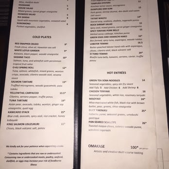 O-Ku - Nom nom nom O-ku menu. I want to try the omakase - Sushi Bars Near Me - Charleston, South Carolina O-Ku - Nom nom nom O-ku menu. I want to try the omakase - Sushi Bars Near Me - Charleston, South Carolina