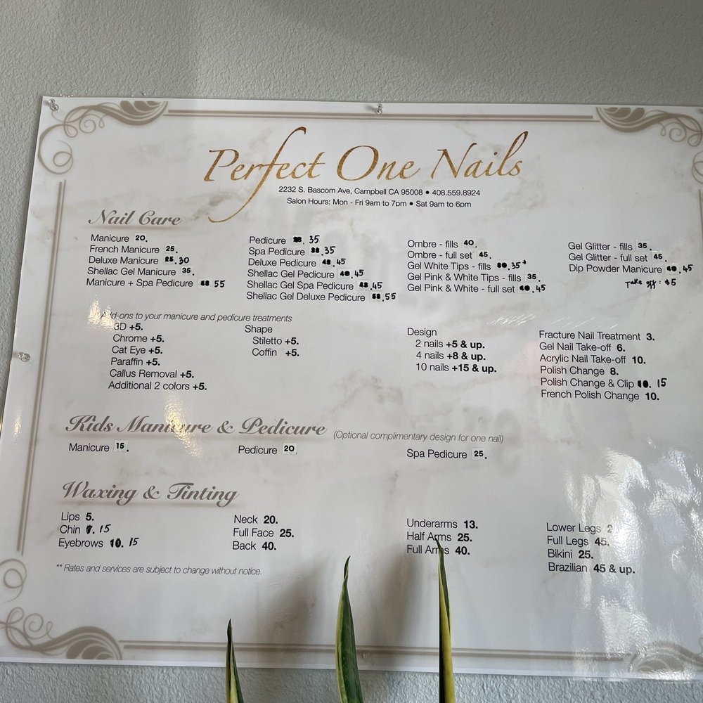 Perfect One Nails - Great prices - Nail Salons Near Me - Campbell, California Perfect One Nails - Great prices - Nail Salons Near Me - Campbell, California