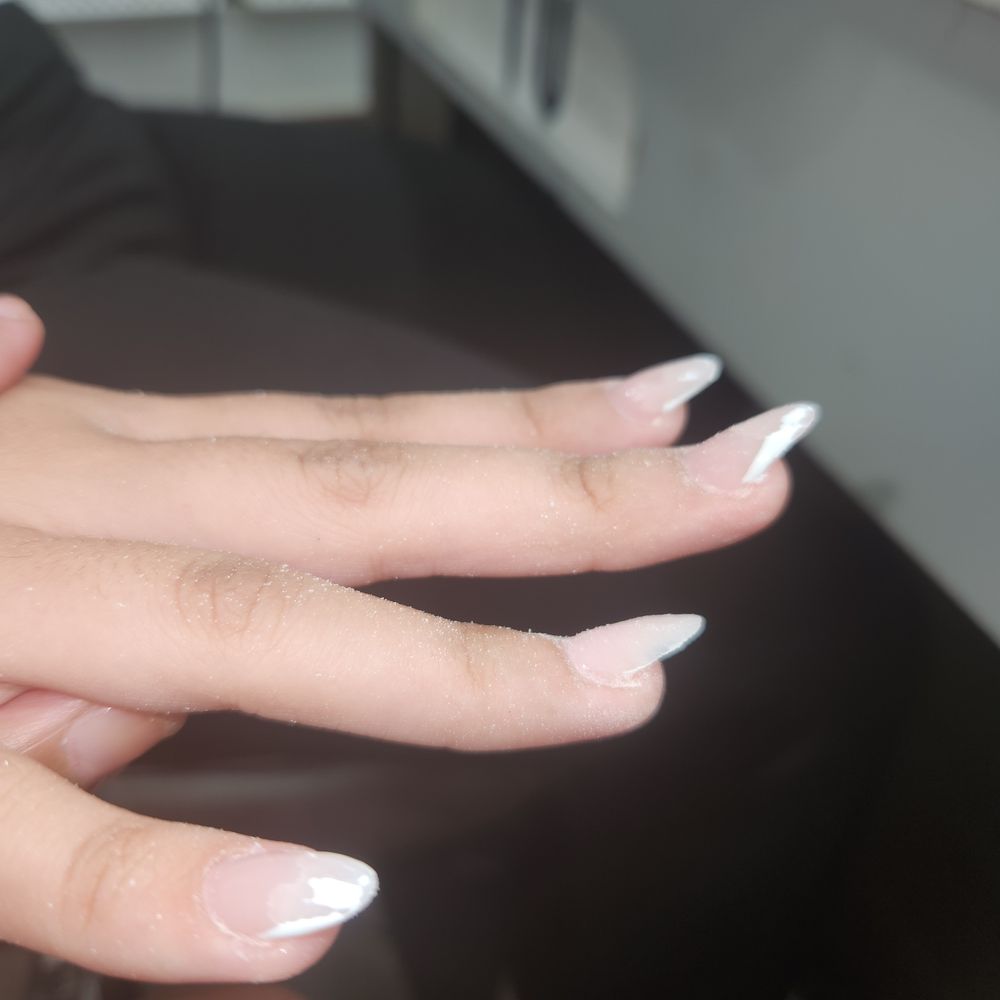 I have never seen nails goimg up towards the sky.