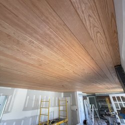 AHS Trim & Finish - Stained & Sealed Tongue & Groove Ceiling