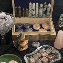 Crystals, Candles and More - Beautiful display of products
