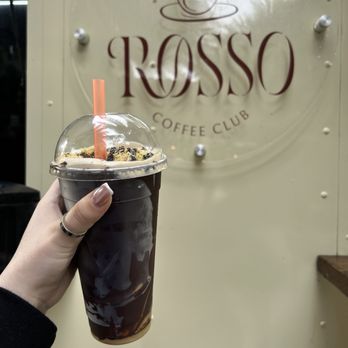 Rosso Coffee Club - Dubai chocolate iced latte - Coffee & Tea Near Me - Davie, Florida Rosso Coffee Club - Dubai chocolate iced latte - Coffee & Tea Near Me - Davie, Florida