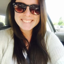 Went from "dirty blonde" to chestnut/mahogany brunette! Thanks Emma!