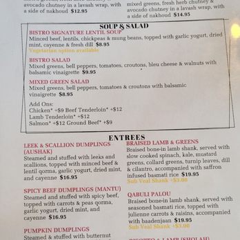 Aracosia McLean - Menu - Afghan Near Me - McLean, Virginia Aracosia McLean - Menu - Afghan Near Me - McLean, Virginia