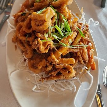 Chart House - Fried calamari with a Korean sauce this was the best part of the all the food - Seafood Near Me - Weehawken, New Jersey Chart House - Fried calamari with a Korean sauce this was the best part of the all the food - Seafood Near Me - Weehawken, New Jersey