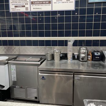 Tom Wahl's Canandaigua - a stainless steel counter with a stainless steel refrigerator - Burgers Near Me - Canandaigua, New York Tom Wahl's Canandaigua - a stainless steel counter with a stainless steel refrigerator - Burgers Near Me - Canandaigua, New York