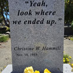 Ferndale Cemetery - Christine's still alive