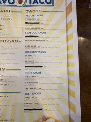 Menu photo 4 AVO TACO New Orleans, LA Menu photo 4 AVO TACO New Orleans, LA