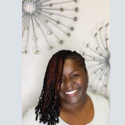 Beyond Beautea - Natural Flat Twist up do (no hair added)