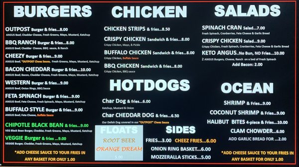 Menu photo 3 Outpost 30 Rainier, OR