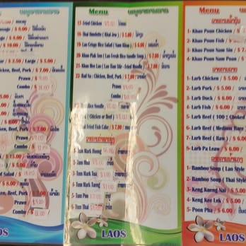 Vientiane Grocery - Menu rear - Laotian Near Me - Seattle, Washington Vientiane Grocery - Menu rear - Laotian Near Me - Seattle, Washington