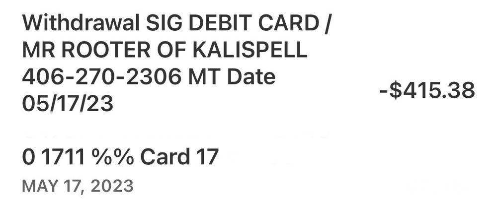 Slide of Mr. Rooter Plumbing of Kalispell