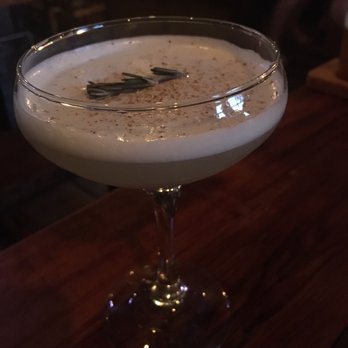 Alulu Brewpub - Alpine Froth - gin drink with egg whites $16 - New American Near Me - Chicago, Illinois