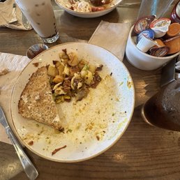 Farm house Hash & strawberry french toast Farm house Hash & strawberry french toast
