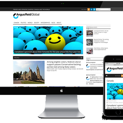 Servoweb Technologies - Custom website development for Angus Reid Global