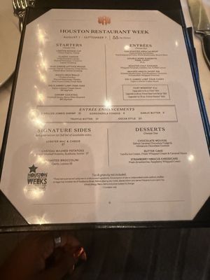 Menu photo 1 Del Frisco's Double Eagle Steakhouse Houston, TX Menu photo 1 Del Frisco's Double Eagle Steakhouse Houston, TX
