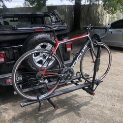 Bike and bike rack