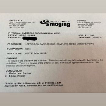DOCCS - No clue why they didn't bother to contact me about their findings - Urgent Care Near Me - Melbourne, Florida