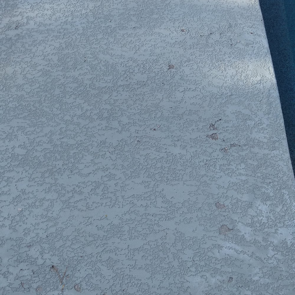 Peeling pool deck done by Spartan Peeling pool deck done by Spartan