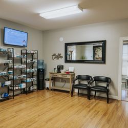 Natural Bio Health - Lobby of Natural Bio Health in Austin, TX. We specialize in hormone replacement therapy and non-invasive weight loss with GLP-1 medications.