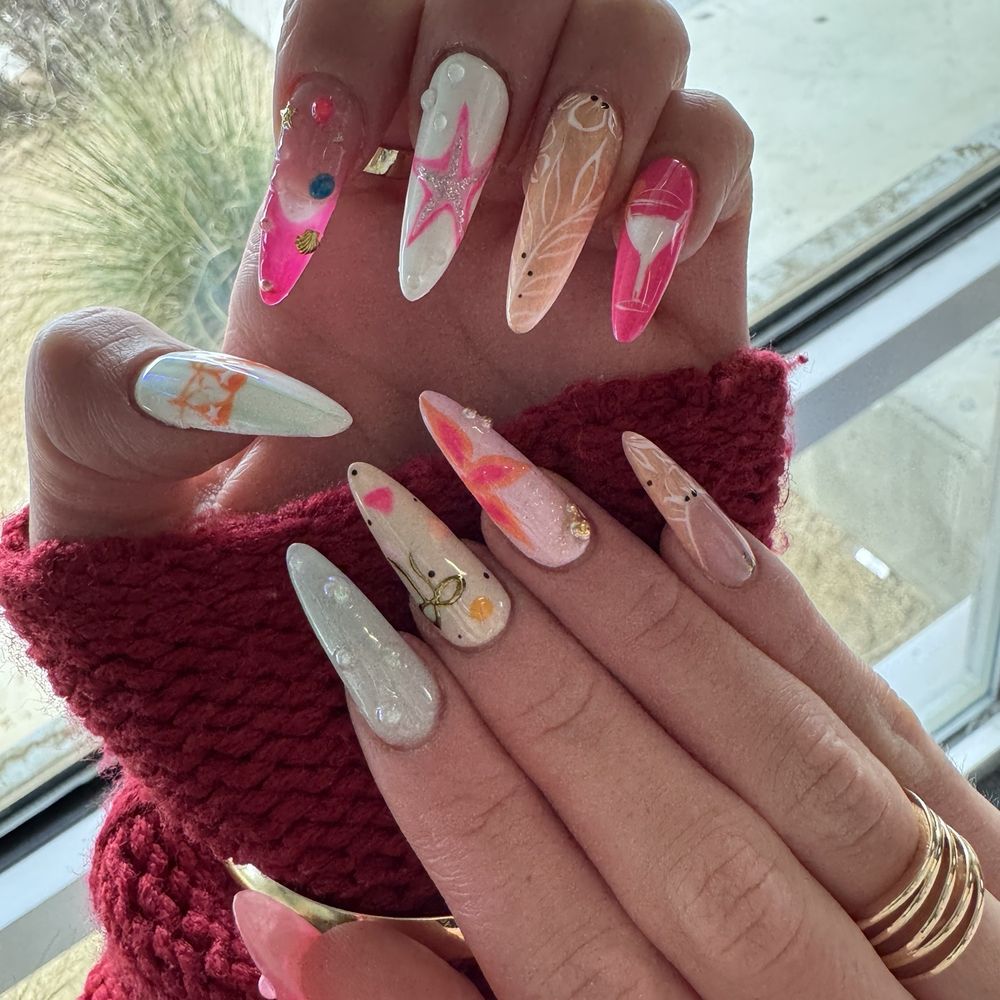 gel x nails set gel x nails set