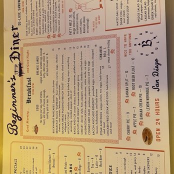 Beginner's Diner - Diners Near Me - San Diego, California