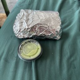 Smallest burrito I've ever had, $13? Really? Never again