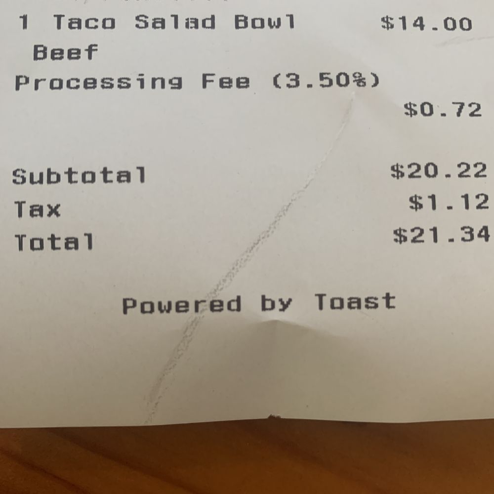 Herner's Hideaway - a receipt for a pizza - Bars Near Me - Genoa City, Wisconsin Herner's Hideaway - a receipt for a pizza - Bars Near Me - Genoa City, Wisconsin
