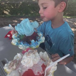 Sweet Em’s Snowcones - The shark one and circus cookie