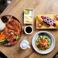 Tappi Sushi & Grill - Chicken Katsu, Tekka Maki, & Squid Salad