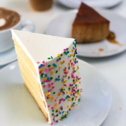 Miracle Bakery - Vanilla Sprinkle Cake Slice