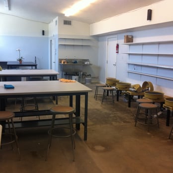 CASI - Ceramic Artist Studio - The studio, hand-building tables, potter's wheels, glazing station. - Art Classes Near Me - Newhall, California CASI - Ceramic Artist Studio - The studio, hand-building tables, potter's wheels, glazing station. - Art Classes Near Me - Newhall, California