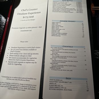 Sushi Kashiba - Menu - Japanese Near Me - Seattle, Washington Sushi Kashiba - Menu - Japanese Near Me - Seattle, Washington