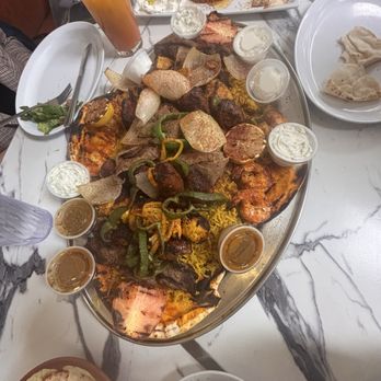 Mashawi Damascus Cuisine - Family Platter (Serves 4-5). Delicious! - Mediterranean Near Me - Castle Rock, Colorado