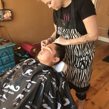 Blown Away Hair Studio - Our talent stylist Cyp!! Clean up time for back to school. - Hair Salons Near Me - Clovis, New Mexico Blown Away Hair Studio - Our talent stylist Cyp!! Clean up time for back to school. - Hair Salons Near Me - Clovis, New Mexico
