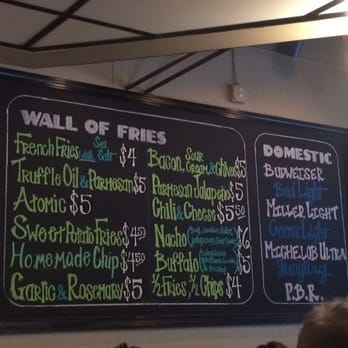 Hops Burger Bar - Different types of fries. We loved the Buffalo fries - Burgers Near Me - Greensboro, North Carolina Hops Burger Bar - Different types of fries. We loved the Buffalo fries - Burgers Near Me - Greensboro, North Carolina
