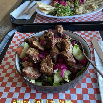 Adana Grill - Lamb Keba Lamb Kebab Bowl - Mediterranean Near Me - Fountain Valley, California Adana Grill - Lamb Keba Lamb Kebab Bowl - Mediterranean Near Me - Fountain Valley, California
